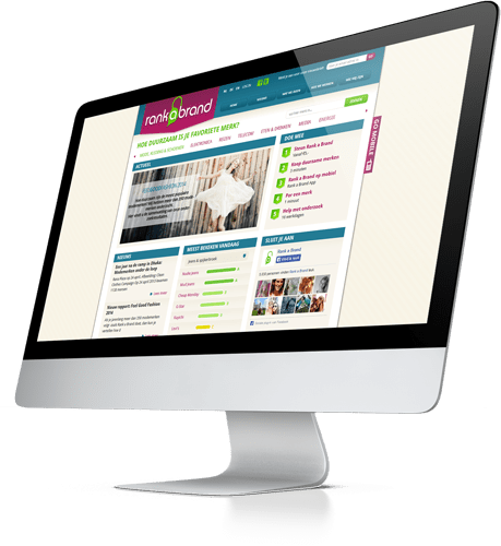 Webapplicatie Rank a brand softwarebedrijf