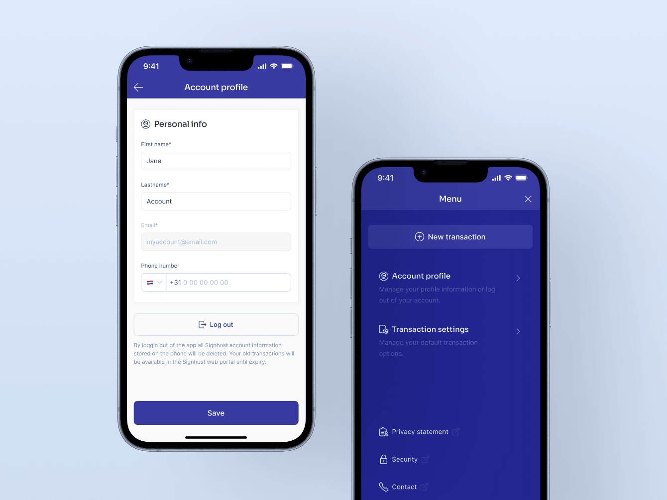 Evidos app software development